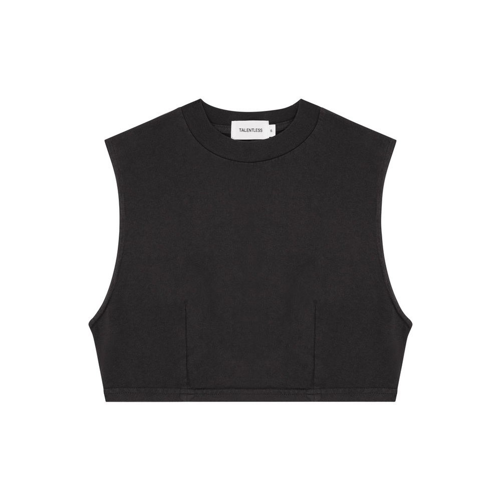 Talentless Crop Dart Muscle Tee